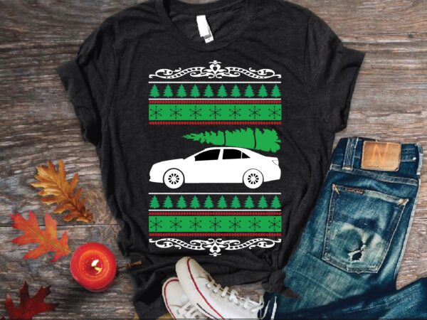 Merry christmas sweater t shirt vector illustration