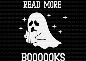 Read More Boooooks Svg, Cute Ghost Svg, Boooooks Halloween Svg, Boo Books Svg, Halloween Svg, Ghost Svg