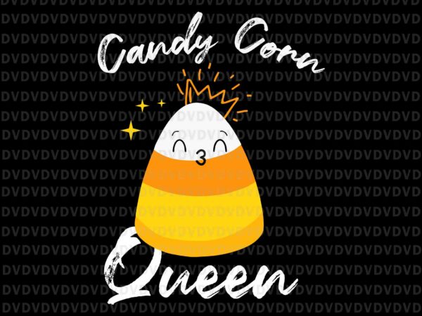 Candy corn queen kawaii svg, women and girls candy corn halloween svg, candy svg, halloween svg t shirt vector file
