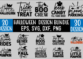 Halloween SVG Quotes design Bundle