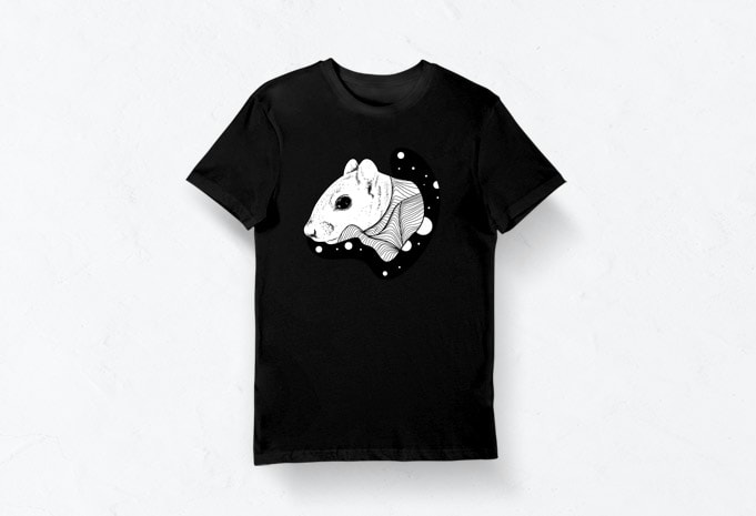 Artistic T-shirt Design – Animals Collection: Squirrel