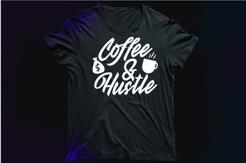 trendy hustle t-shirt bundle design | 25 design with png,svg,pdf,ai,eps