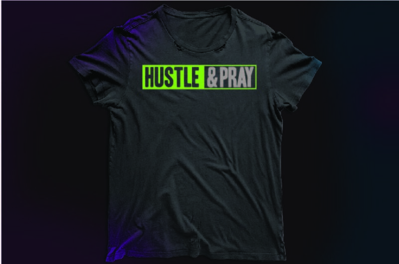 trendy hustle t-shirt bundle design | 25 design with png,svg,pdf,ai,eps