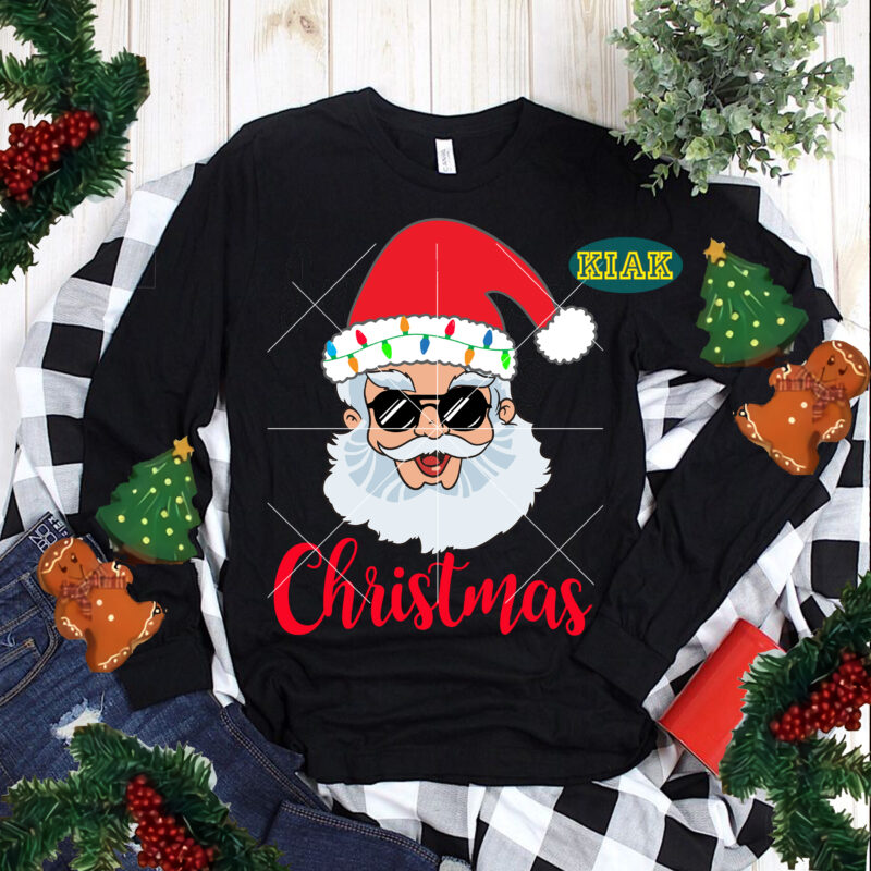Santa Claus Svg, Santa Claus wearing sunglasses, Merry Christmas 2021 Svg, Merry Christmas Png, Christmas vector, Believe svg, Merry Christmas Svg, Christmas Tree, Holiday Svg, Santa vector, Christmas Svg, Christmas