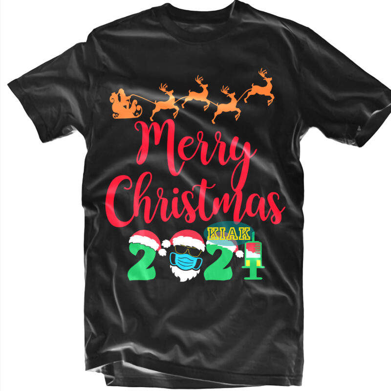 Merry Christmas 2021 SVG 40 Bundle Part 18, Christmas 2021 t shirt ...