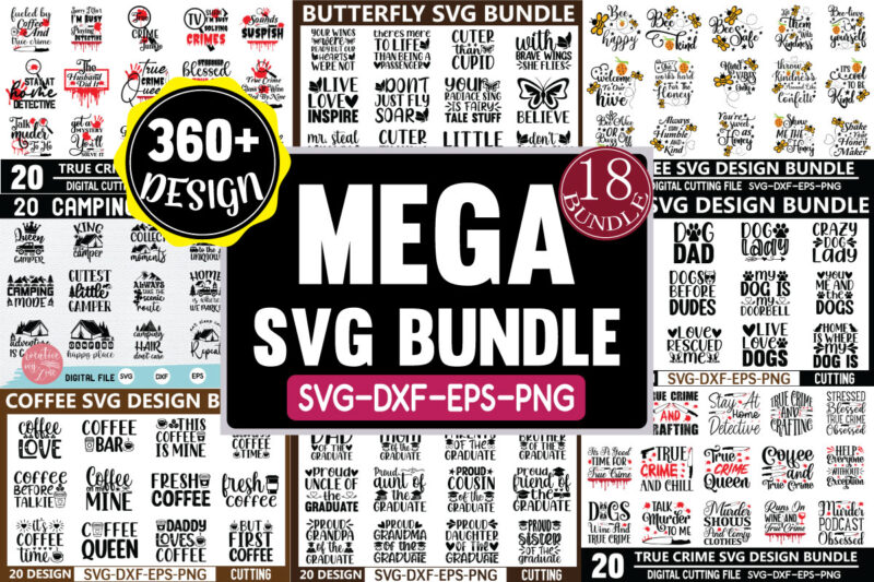 The Mega Svg Bundle