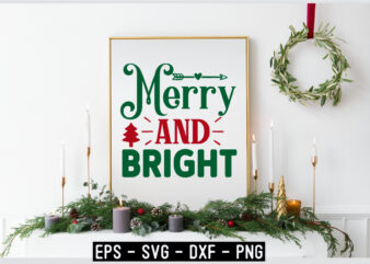 Christmas SVG T shirt Design Template