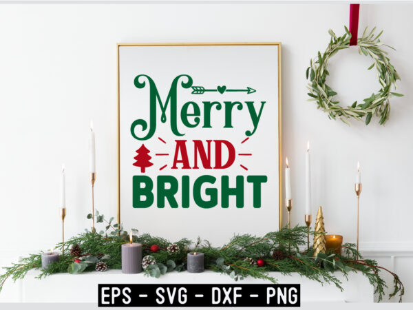 Christmas svg t shirt design template
