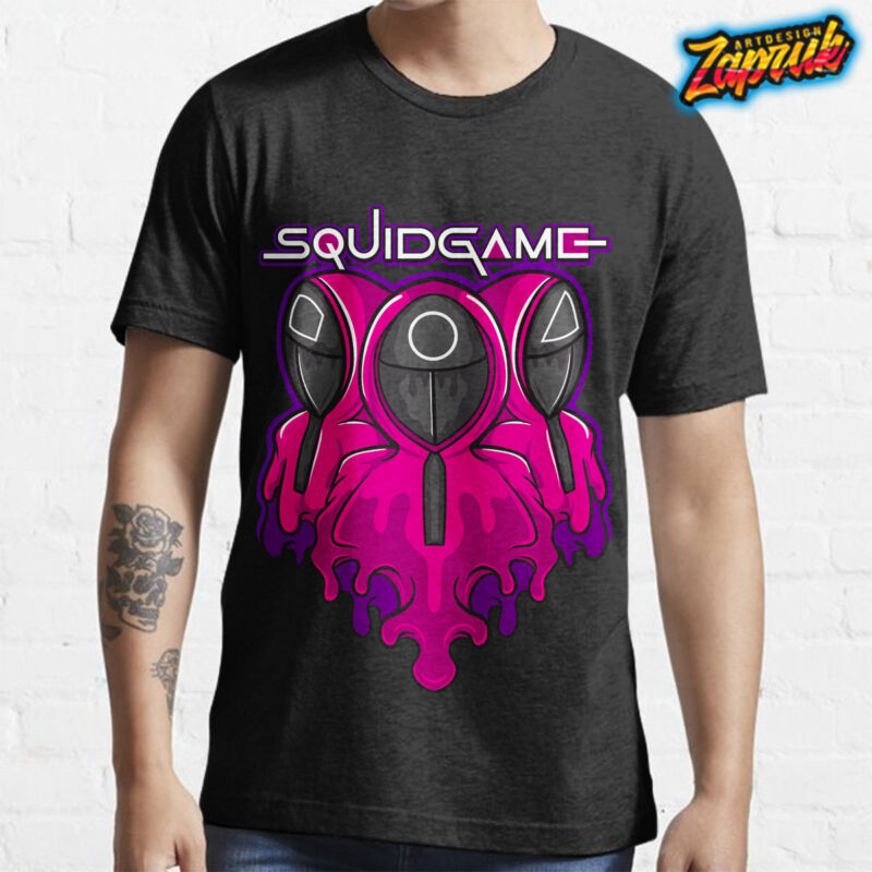 Squid games army, kdrama, trending game, squid games t-shirt design, korean drama