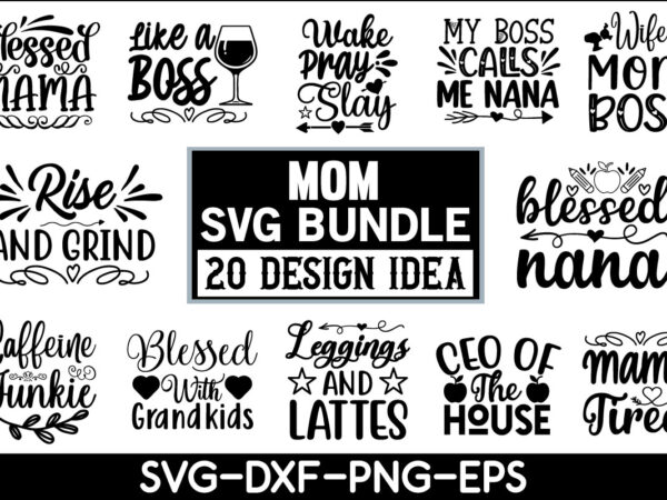 Mom svg design bundle