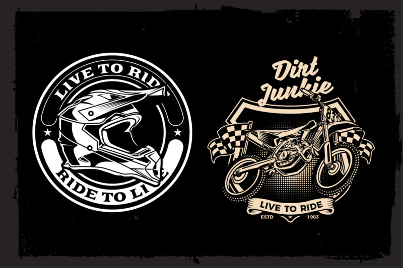 t-shirt vector Motocross Design Bundle