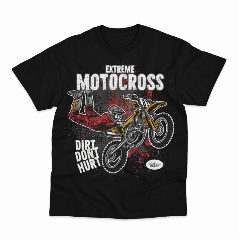 t-shirt vector Motocross Design Bundle