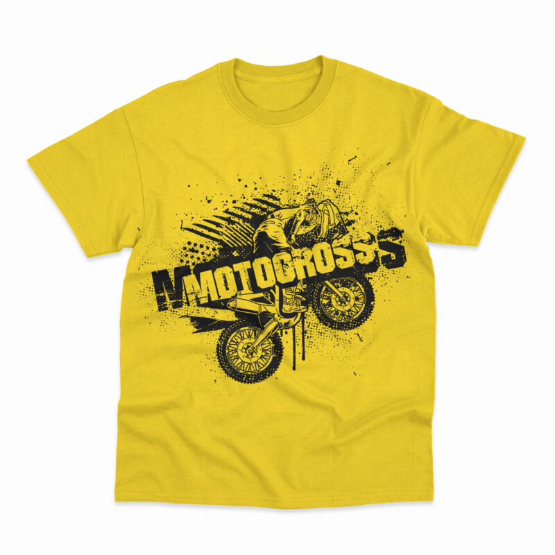 t-shirt vector Motocross Design Bundle