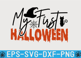 Halloween SVG Quotes design Template