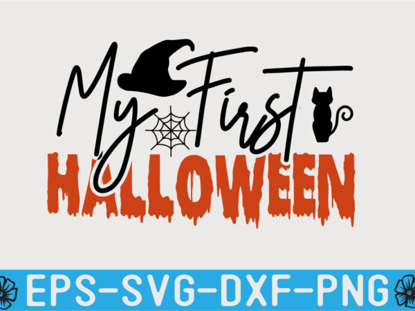 Halloween svg quotes design template