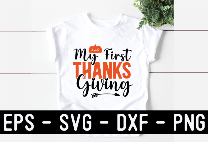 Thanksgiving SVG T shirt Design Template