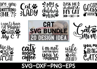 Cat svg bundle graphic t shirt