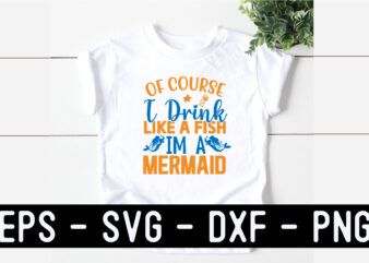 Mermaid SVG Quotes design Template