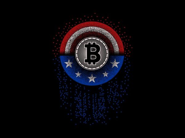 American bitcoin print design, cryptocurrency vector design, bitcoin svg png, bitcoin t shirt design for sale