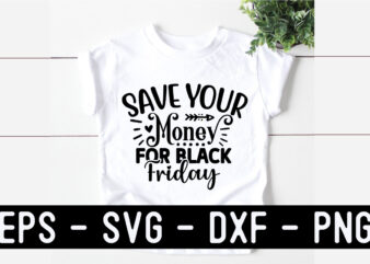 Black Friday SVG T shirt Design Template