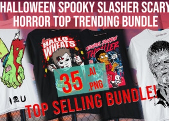 Halloween Spooky Slasher Scary Horror Top Trending Bundle graphic t shirt