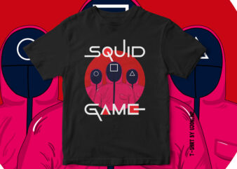 squid game, trending t-shirt design, Korean Drama, Squid Game SVG, Squid Games t-shirt