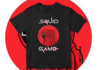 squid game, trending t-shirt design, Korean drama, squid game SVG