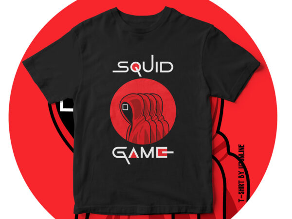 Squid game, trending t-shirt design, korean drama, squid game svg