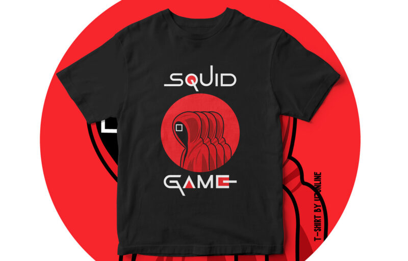 squid game, trending t-shirt design, Korean drama, squid game SVG