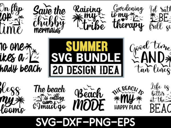 Summer svg design bundle