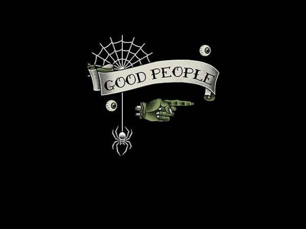 Good people t shirt design template