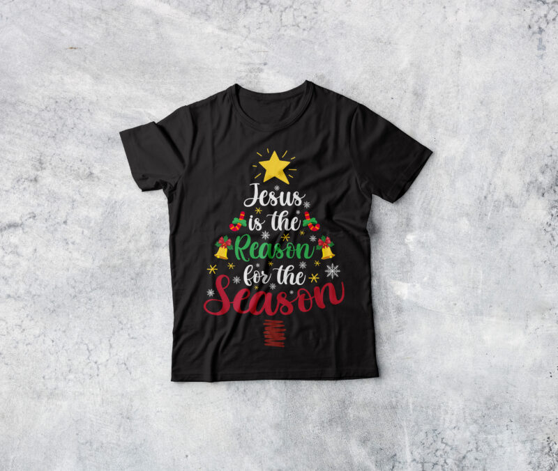 t-shirt vector Merry christmas 10 bundle, Christmas 2021 Bundle, Xmas Trees Bundle