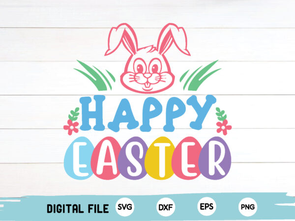 Happy easter graphic t shirt