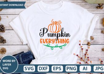 Pumpkin everything svg vector