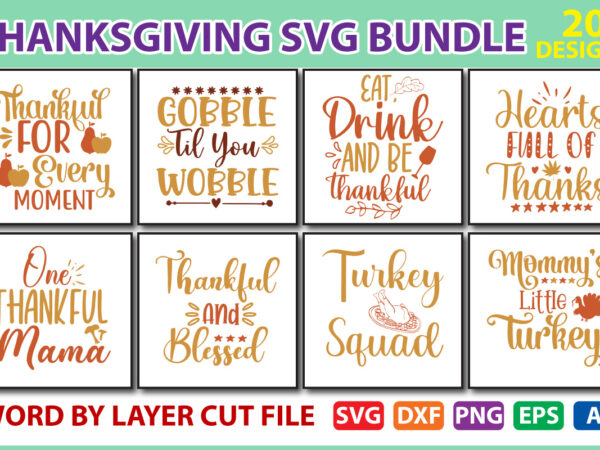 Thanksgiving svg bundle vol.8 t shirt designs for sale