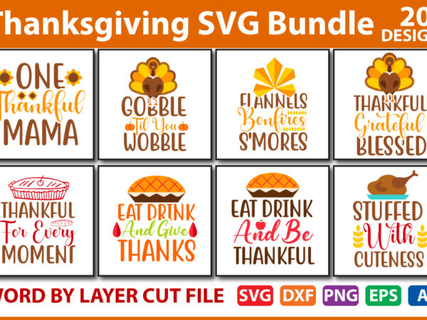 Thanksgiving svg bundle vol.9 t shirt designs for sale