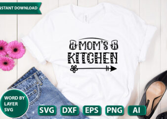 Mom’s Kitchen-01 SVG Vector for t-shirt