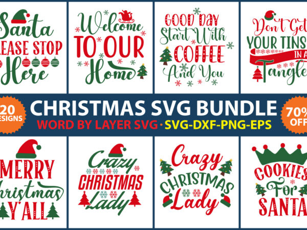 Christmas svg bundle vol.12 t shirt vector file