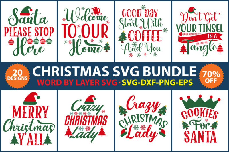 Christmas SVG Bundle vol.12