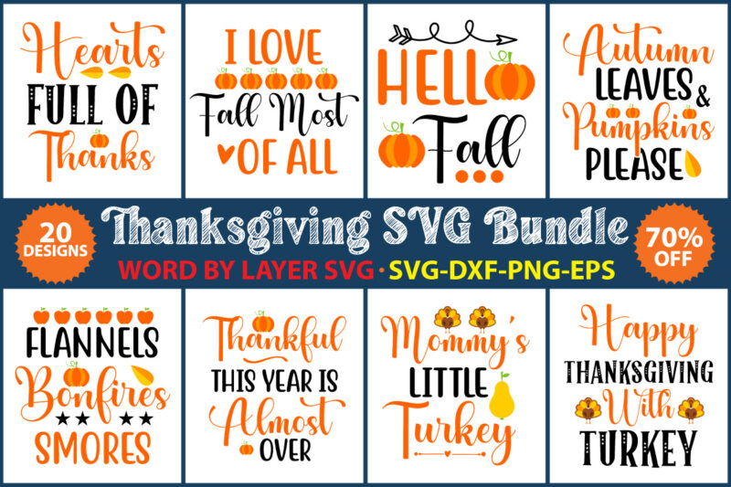 Thanksgiving SVG Bundle vol.10