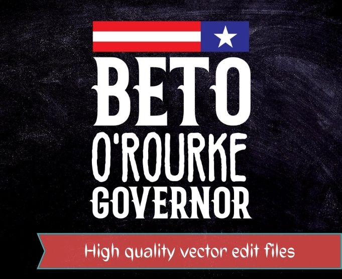 Beto for Governor T-shirt design svg, Texas Vote O’Rourke 2022 Anti Abbott T-Shirt