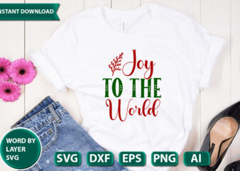 joy to the world SVG Vector for t-shirt