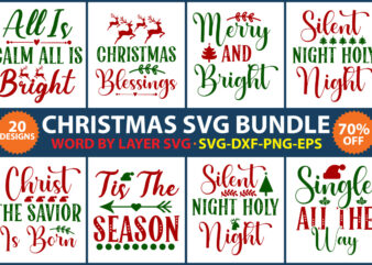 Christmas SVG Bundle vol.15 t shirt vector file