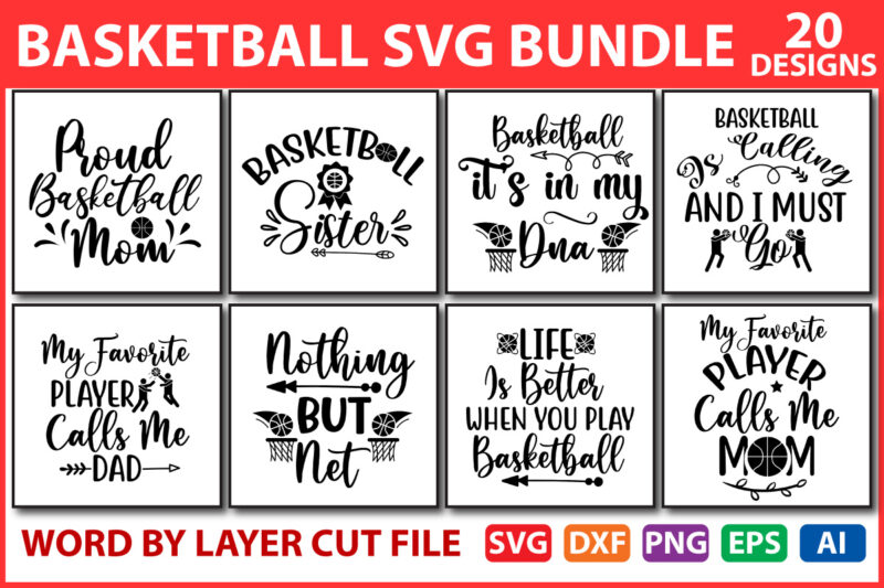 Basketball SVG Bundle