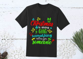 Christmas quote 1 black tshirt