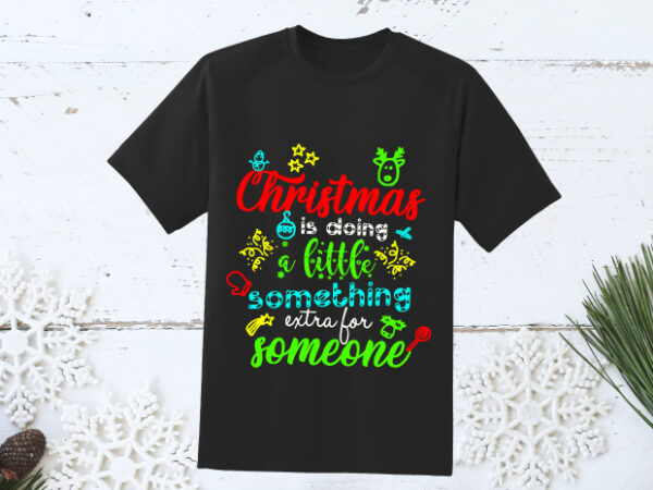 Christmas quote 1 black tshirt