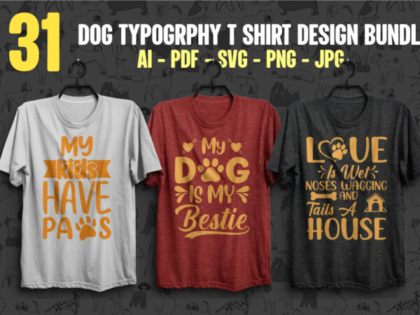 Dog svg t shirt bundle