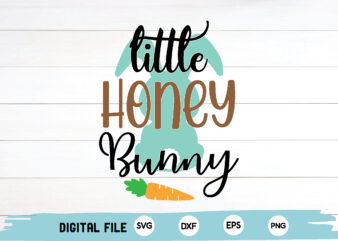 little honey bunny t shirt vector graphic