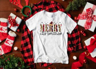 Christmas Gift, Merry Christmas Buffalo Plaid Pattern Diy Crafts Svg Files For Cricut, Silhouette Sublimation Files t shirt vector file