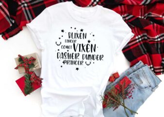 Christmas Vixen Reindeer Gift Diy Crafts Svg Files For Cricut, Silhouette Sublimation Files t shirt vector file